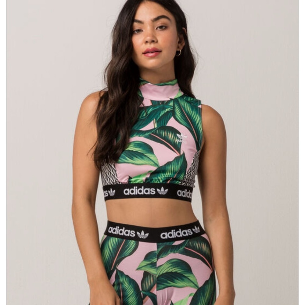 COPY - Adidas mock neck crop